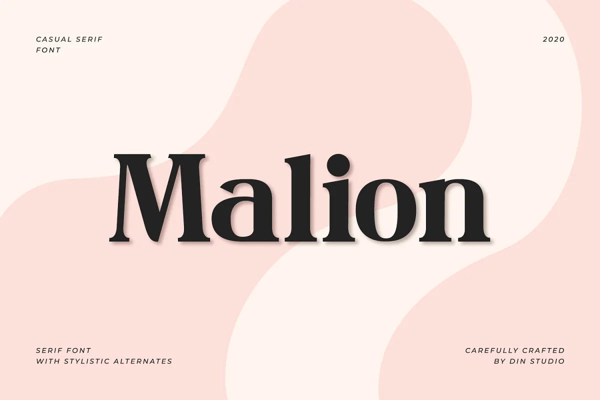 Malion Modern Display Serif Font