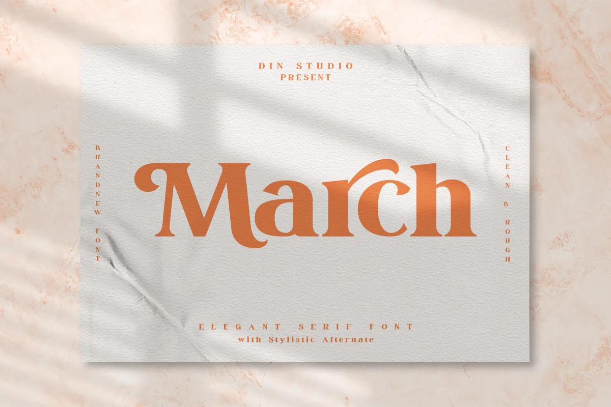 March Elegant Serif Font