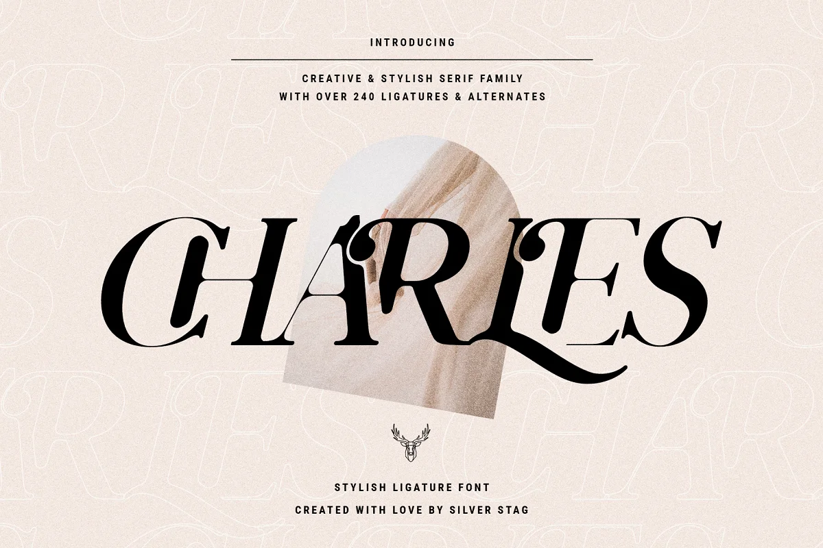 Charles Ligature Serif Font