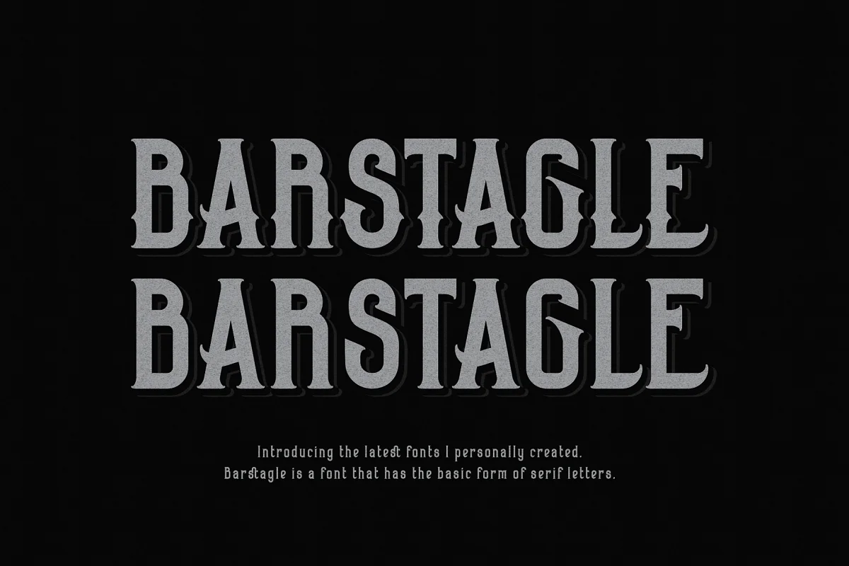 Barstagle Font