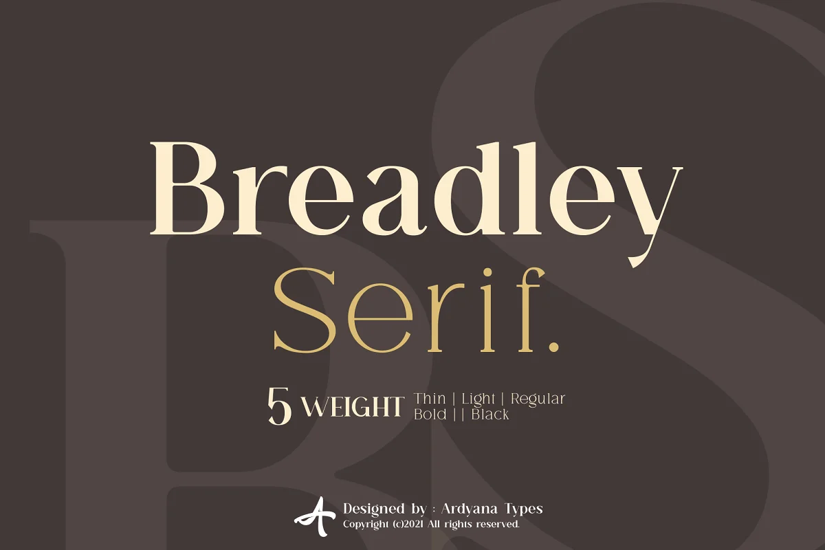 Breadley Serif Font