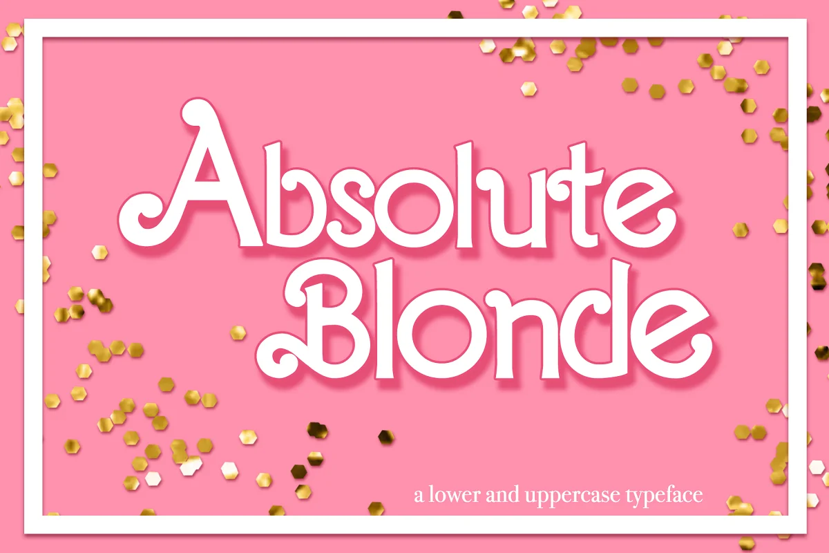 Absolute Blonde Typeface Font