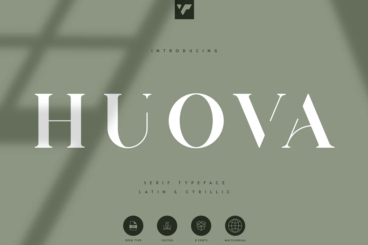 Huova Serif Typeface Font