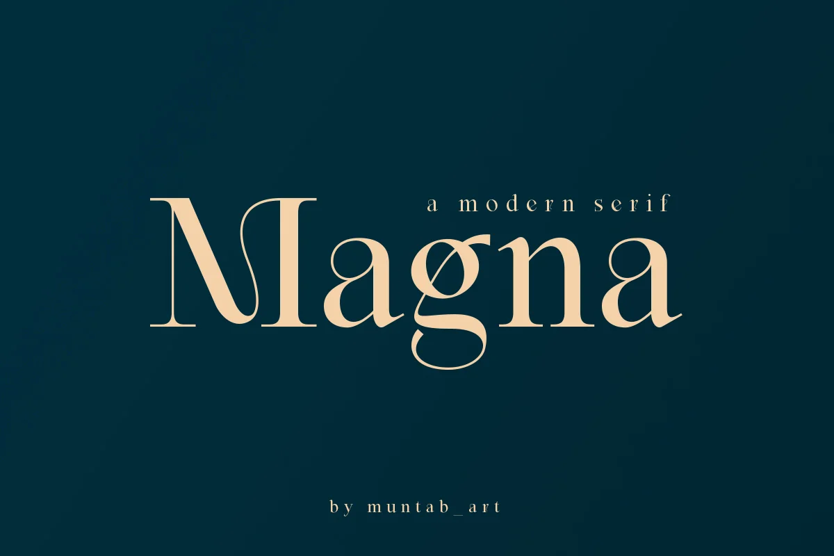 Magna Modern Serif Font