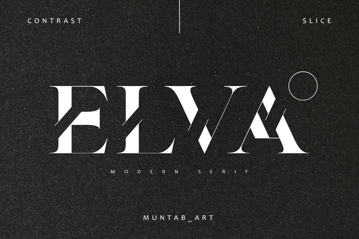 Elva Modern Serif Font