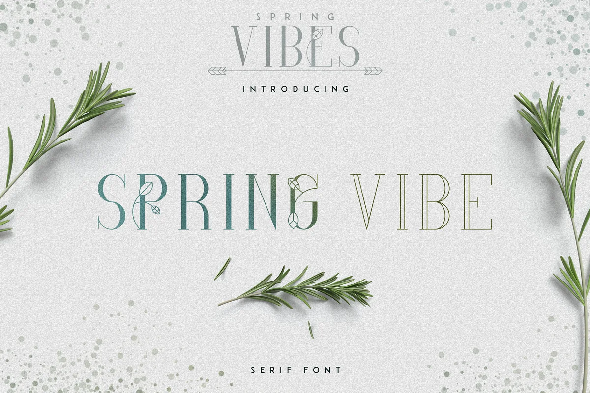 SpringVibe Serif Font