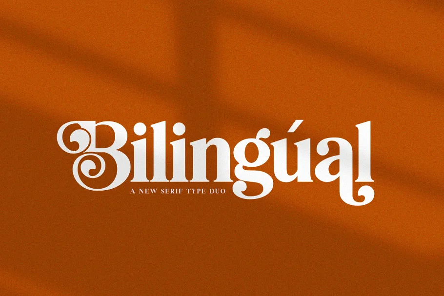 Bilingual Serif Font