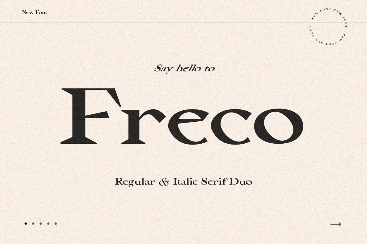 Freco Modern Serif Font