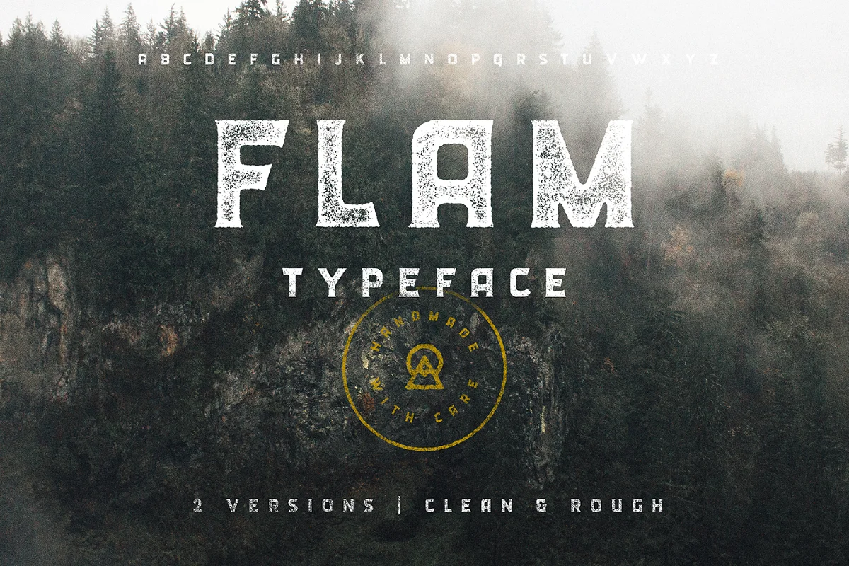 Flam Typeface Font