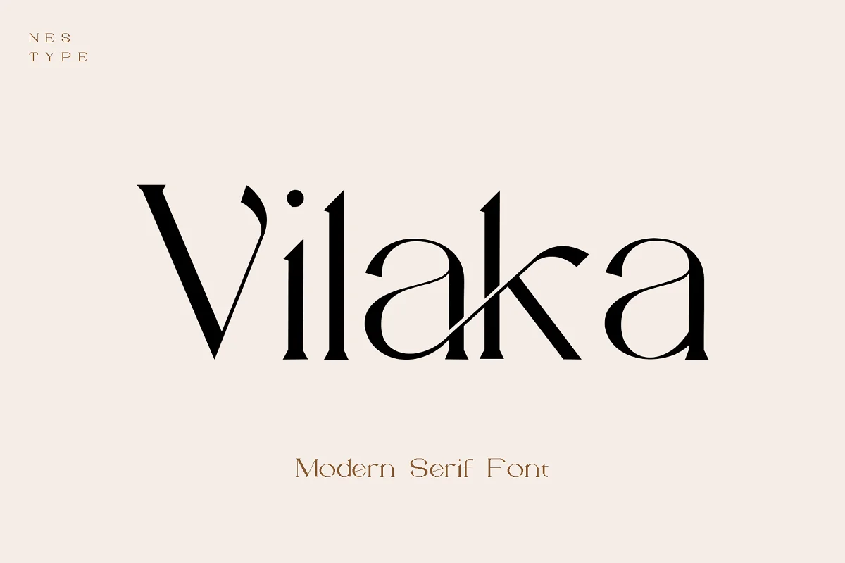 Vilaka Modern Serif Font