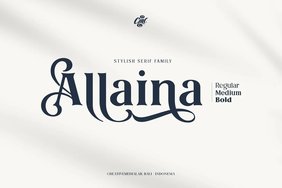 Allaina Stylish Serif Font