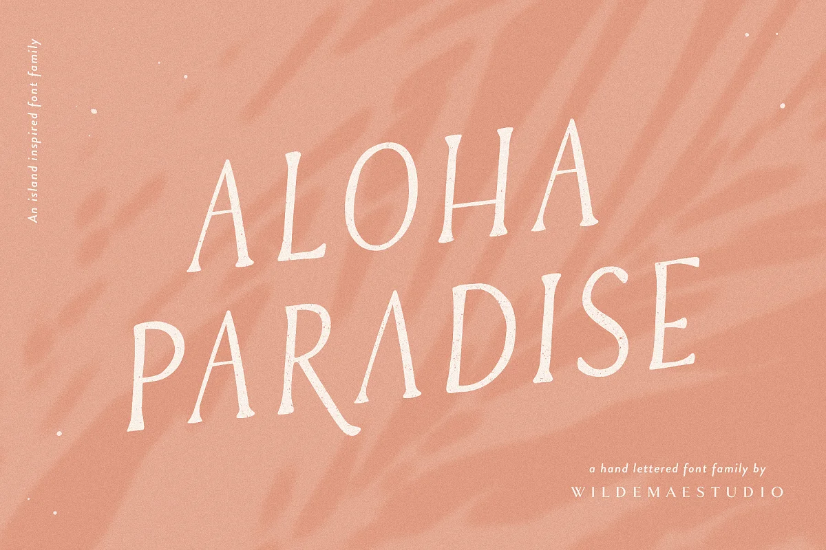 Aloha Paradise Serif Font