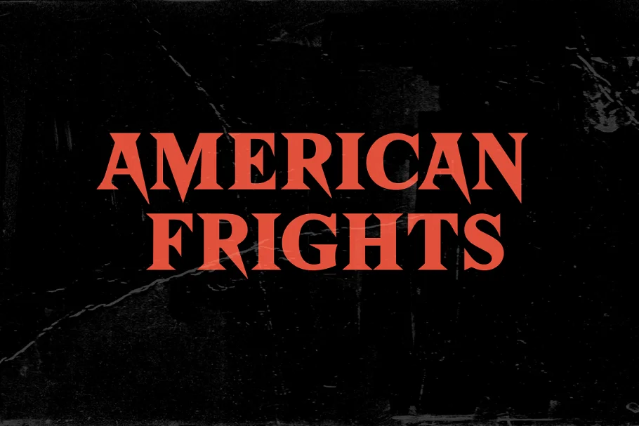 American Frights Horror Serif Font