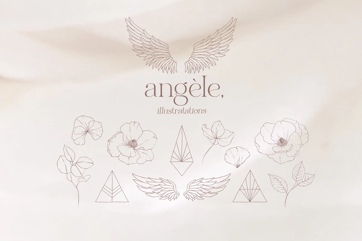 angele serif font 11a - Post