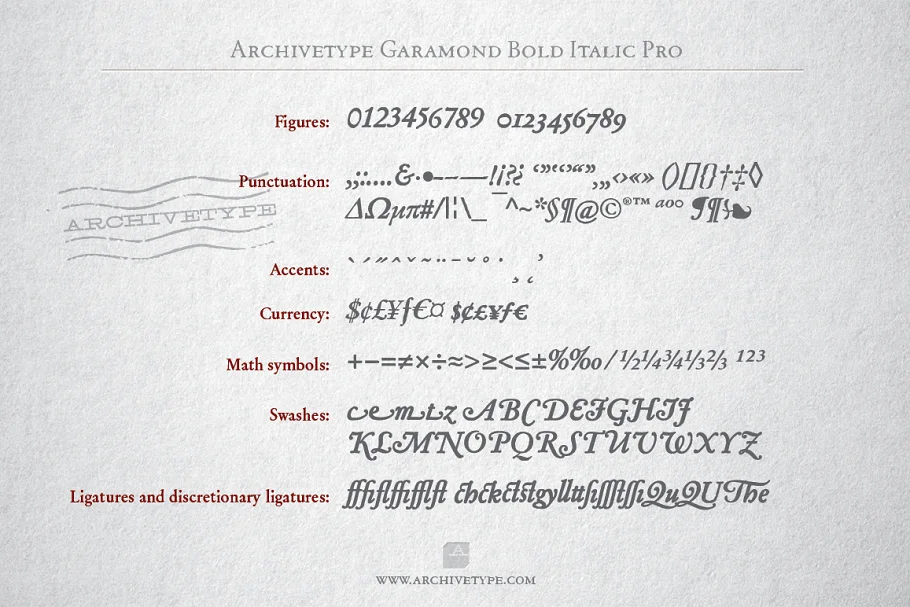 archive garamond bi 6 - Post