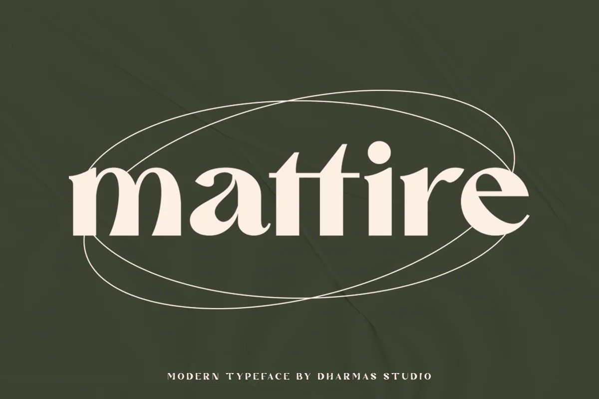 Mattire Modern Serif Typeface Font