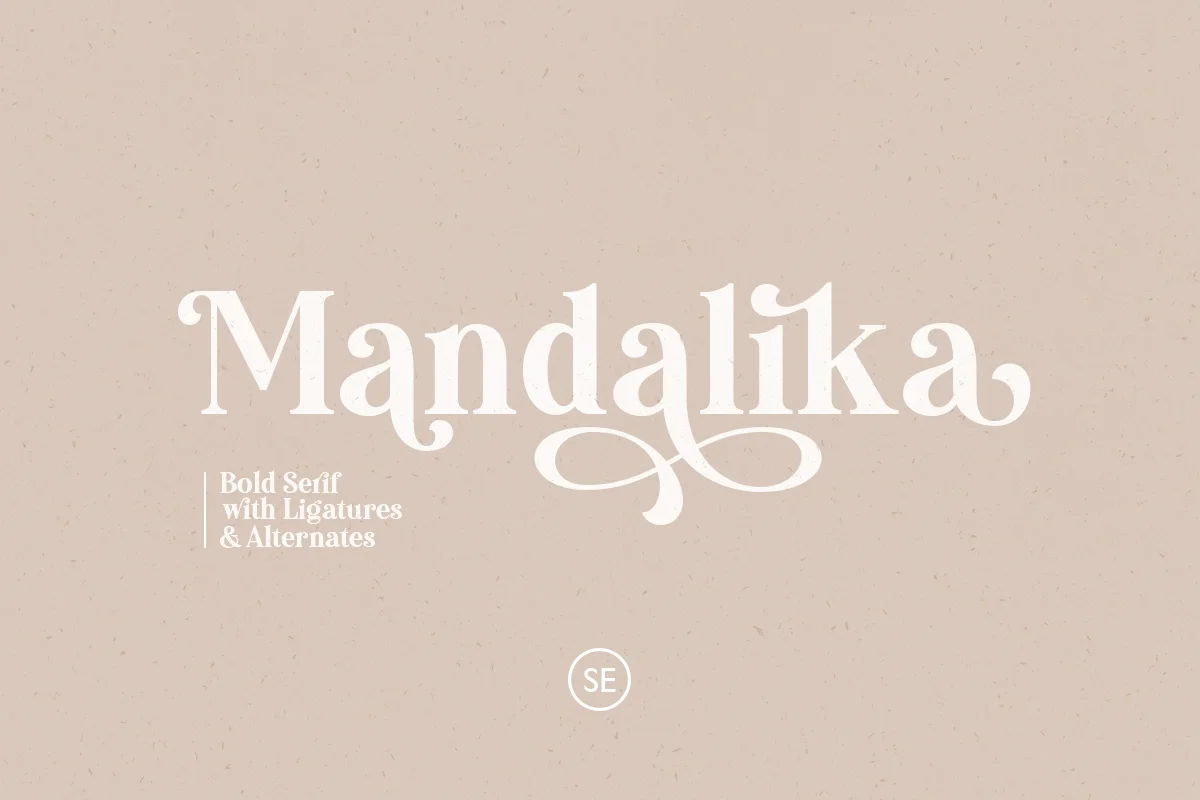 Mandalika Modern Bold Serif Font