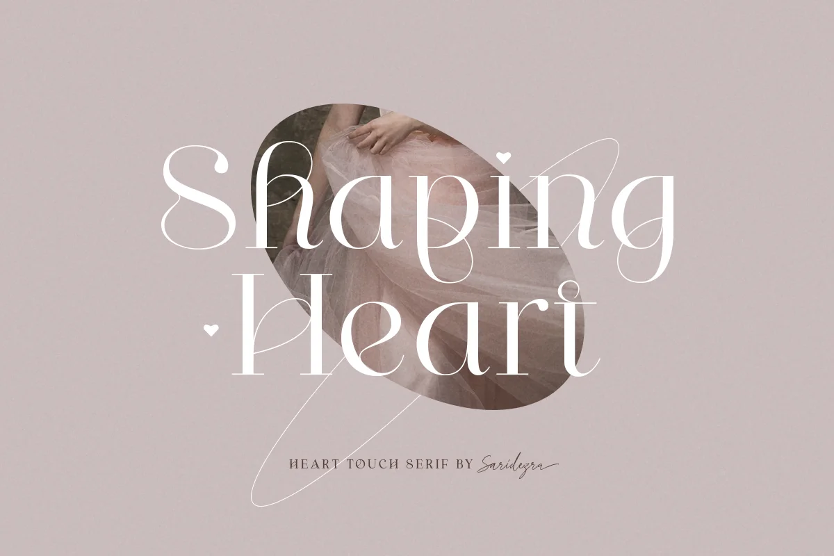 Shaping Heart Lovely Serif Font