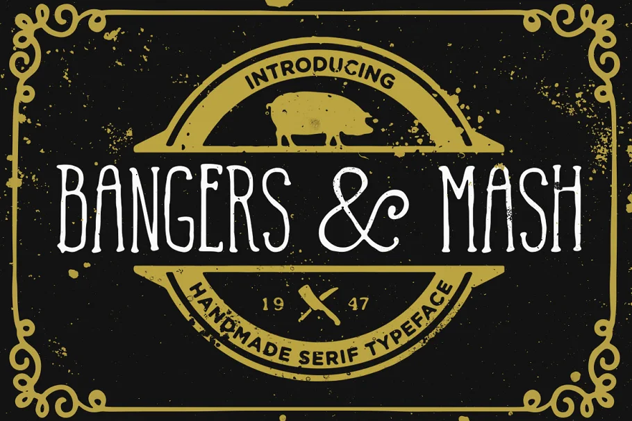 Bangers and Mash Font