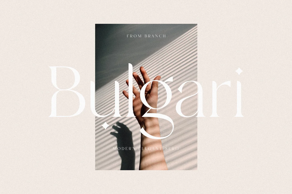 Bulgari Modern Font