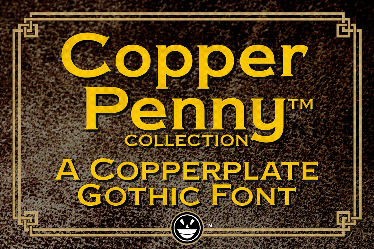 Copper Penny Font