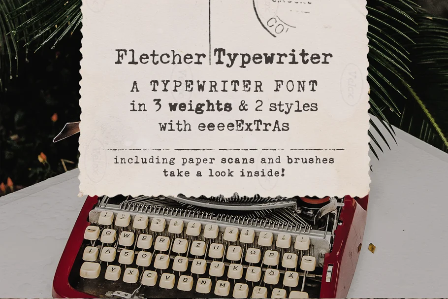 Fletcher Typewriter Font