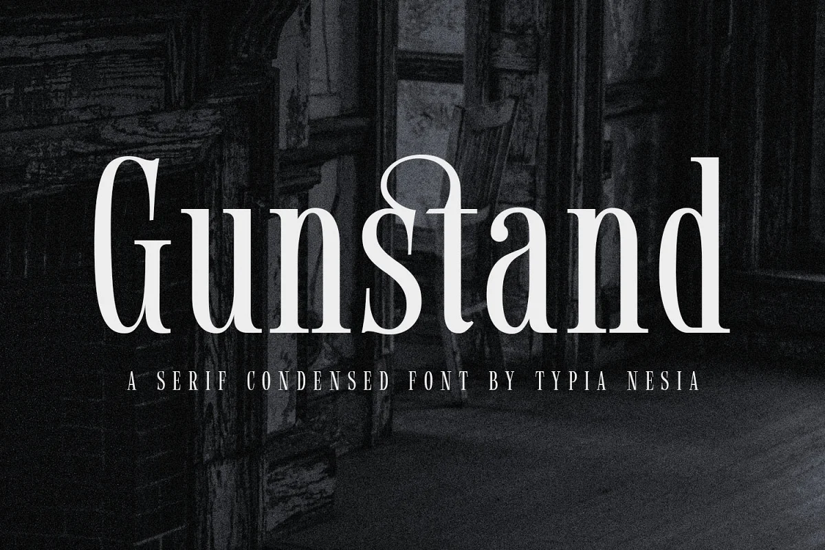 Gunstand Condensed Serif Font