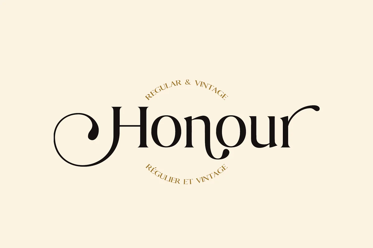 Honour Modern and Vintage Font