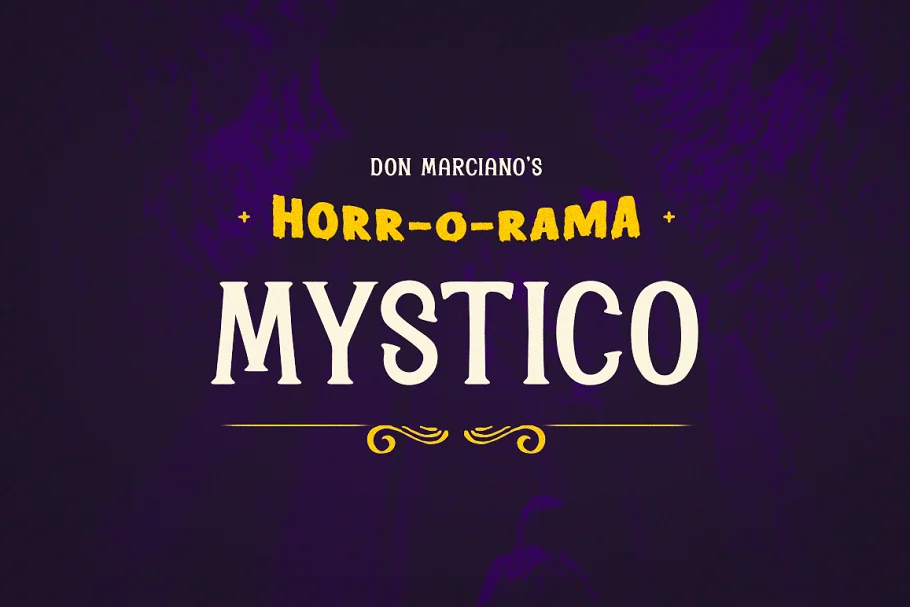 Mystico Scary Serif Font