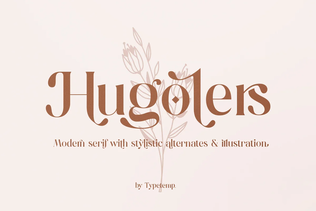 Hujolers Stylish Modern Font