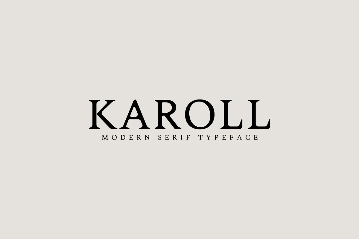 Karoll Modern Serif Font