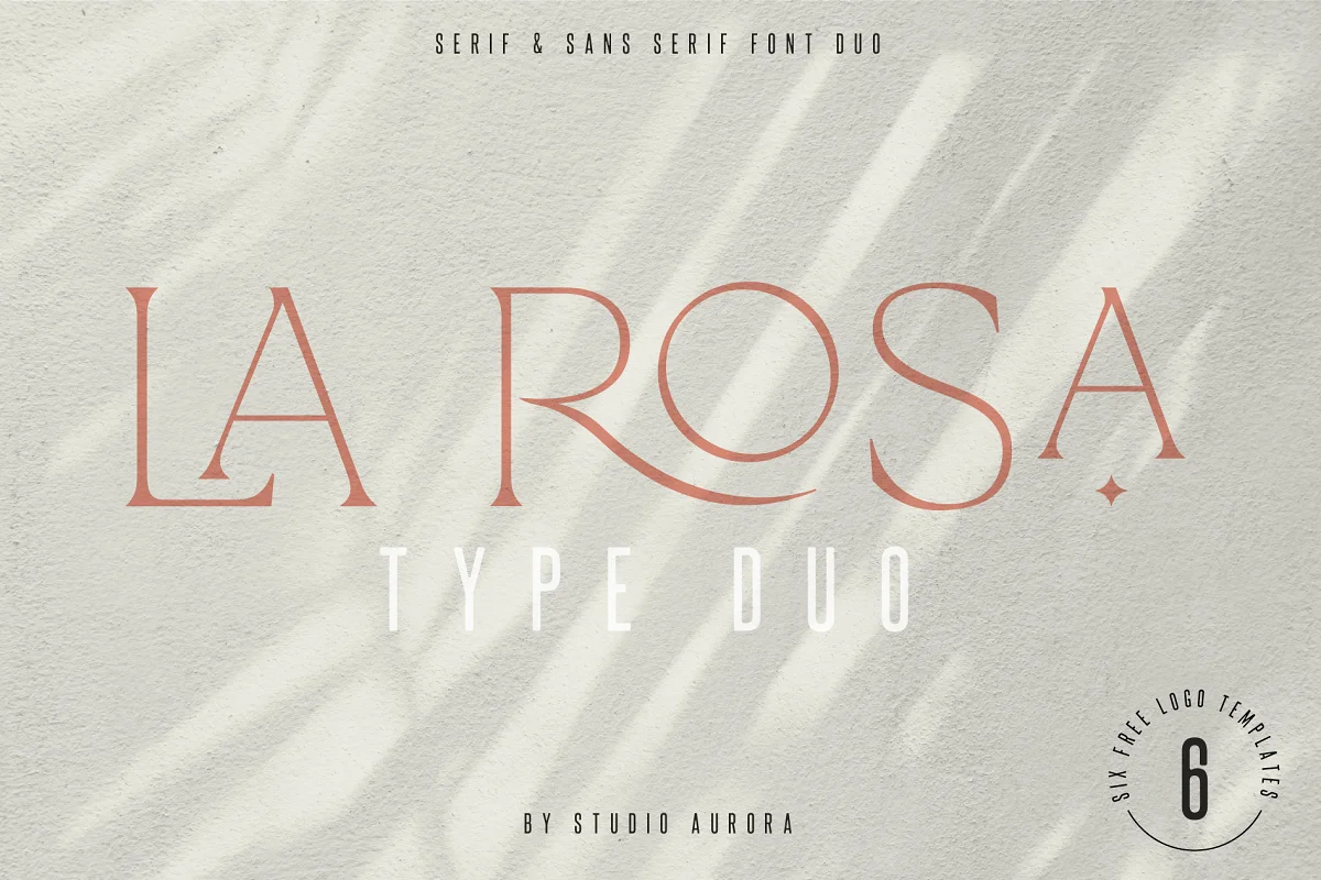 La Rosa Elegant Summer Serif Font