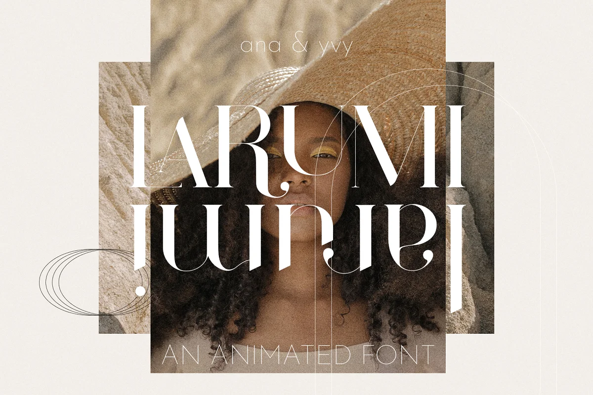 Larumi Animated Modern Serif Font