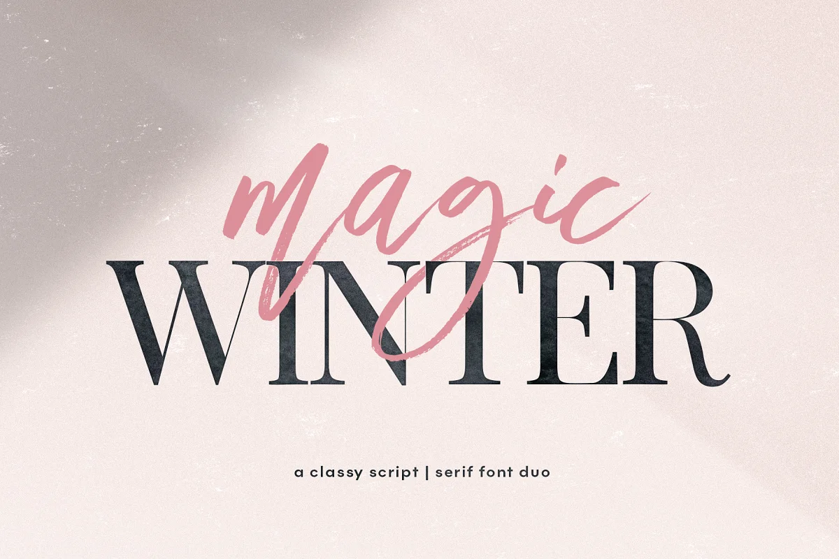 Magic Winter Script Serif Font