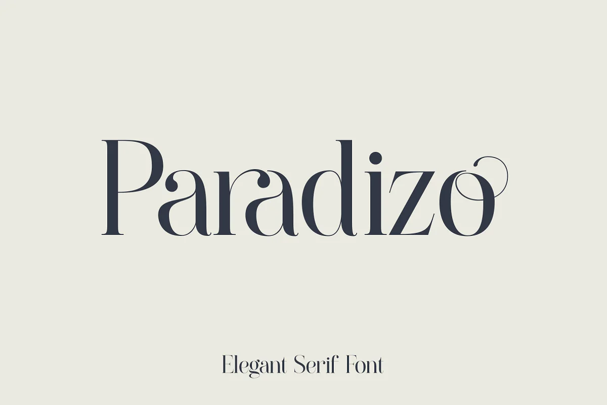 Paradizo Elegant Serif Font