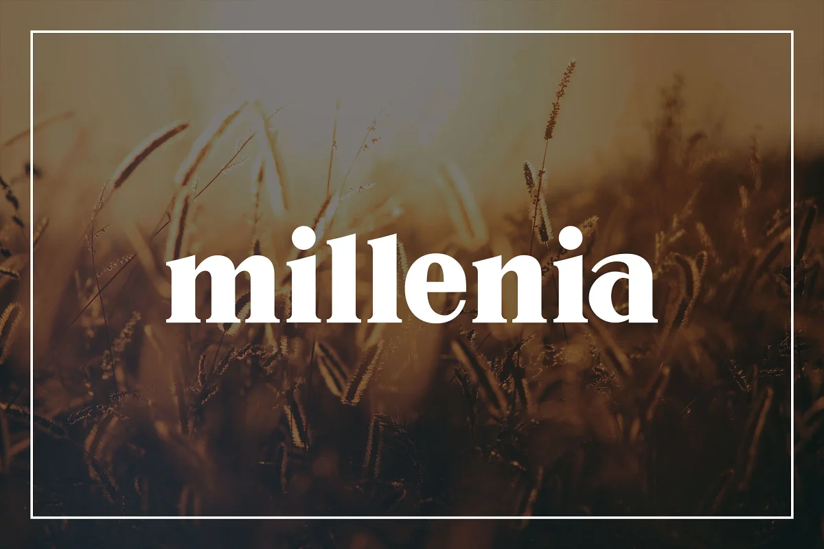 Millenia Serif Font