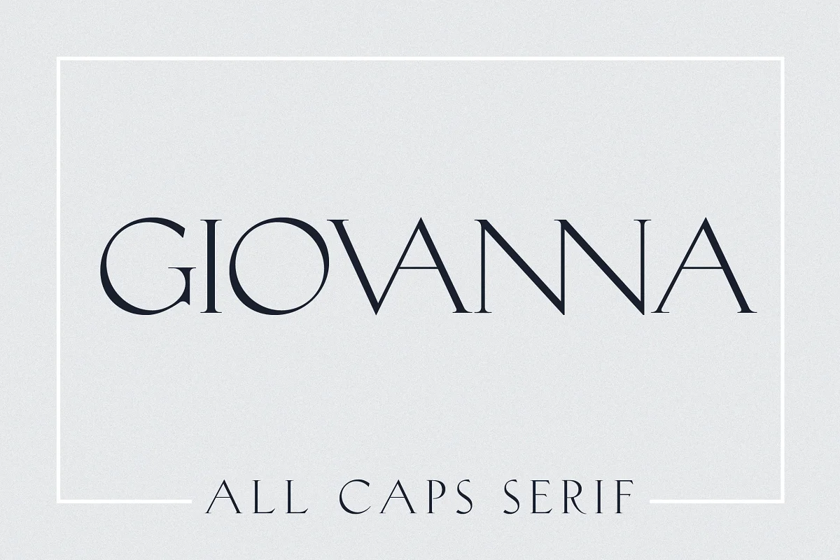 Giovanna Luxury Serif Font