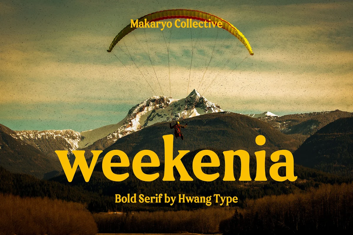 Weekenia Bold Serif Font