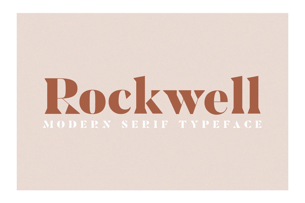 Rockwell Modern Serif Font