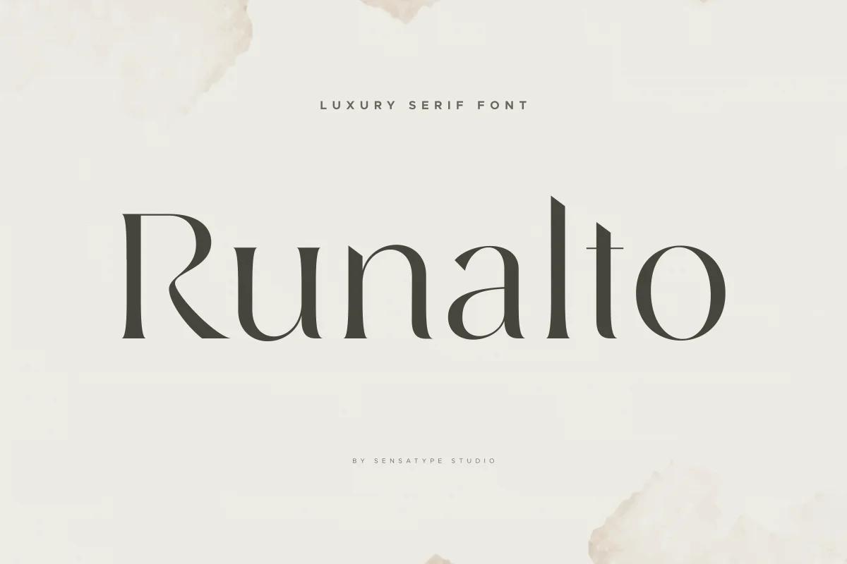 Runalto Luxury Serif Font