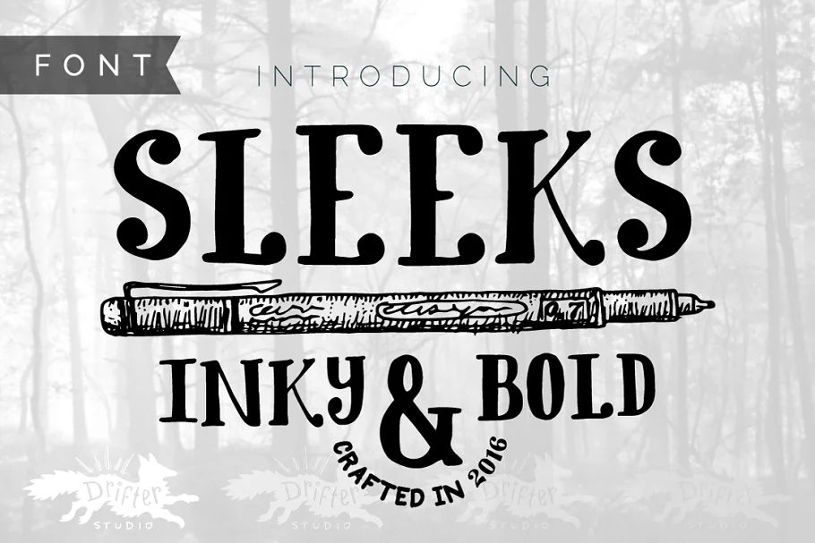 Sleeks Bold Serif Font