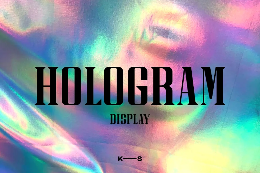 Hologram Display Font