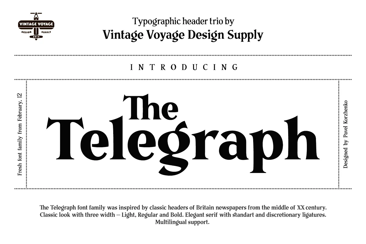 The Telegraph Font