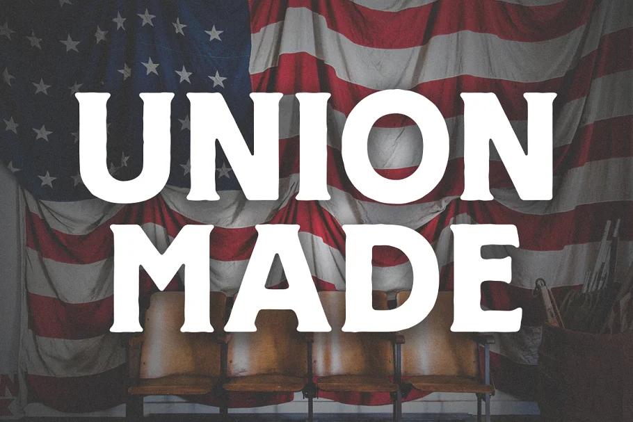 Union Made Font