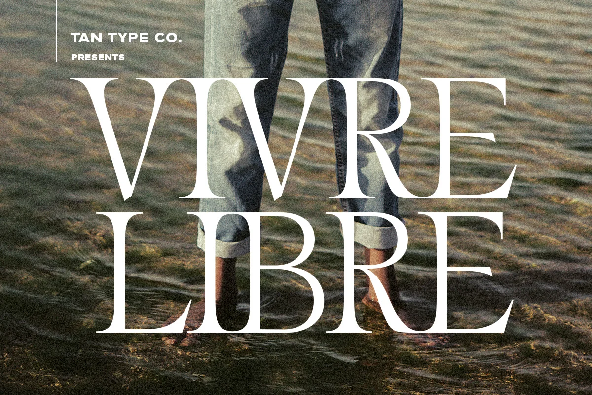 Tan Vivre Libre Font