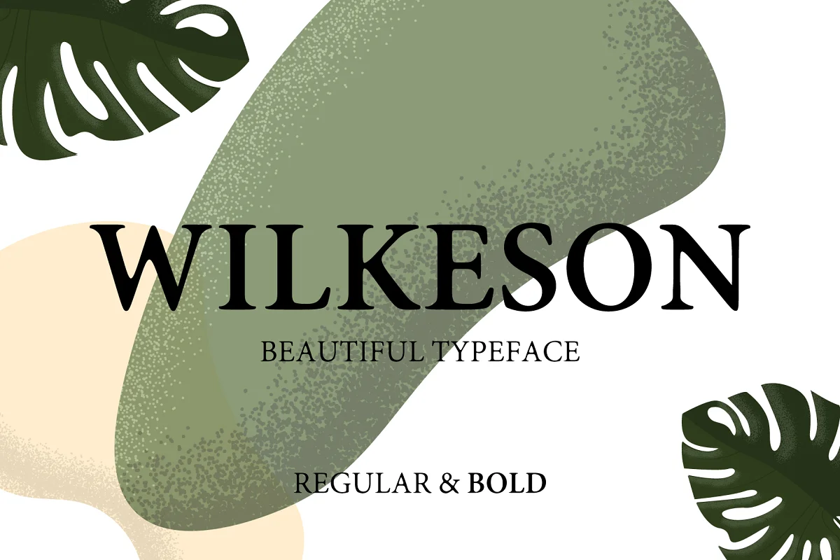 Wilkeson Modern Serif Typeface Font