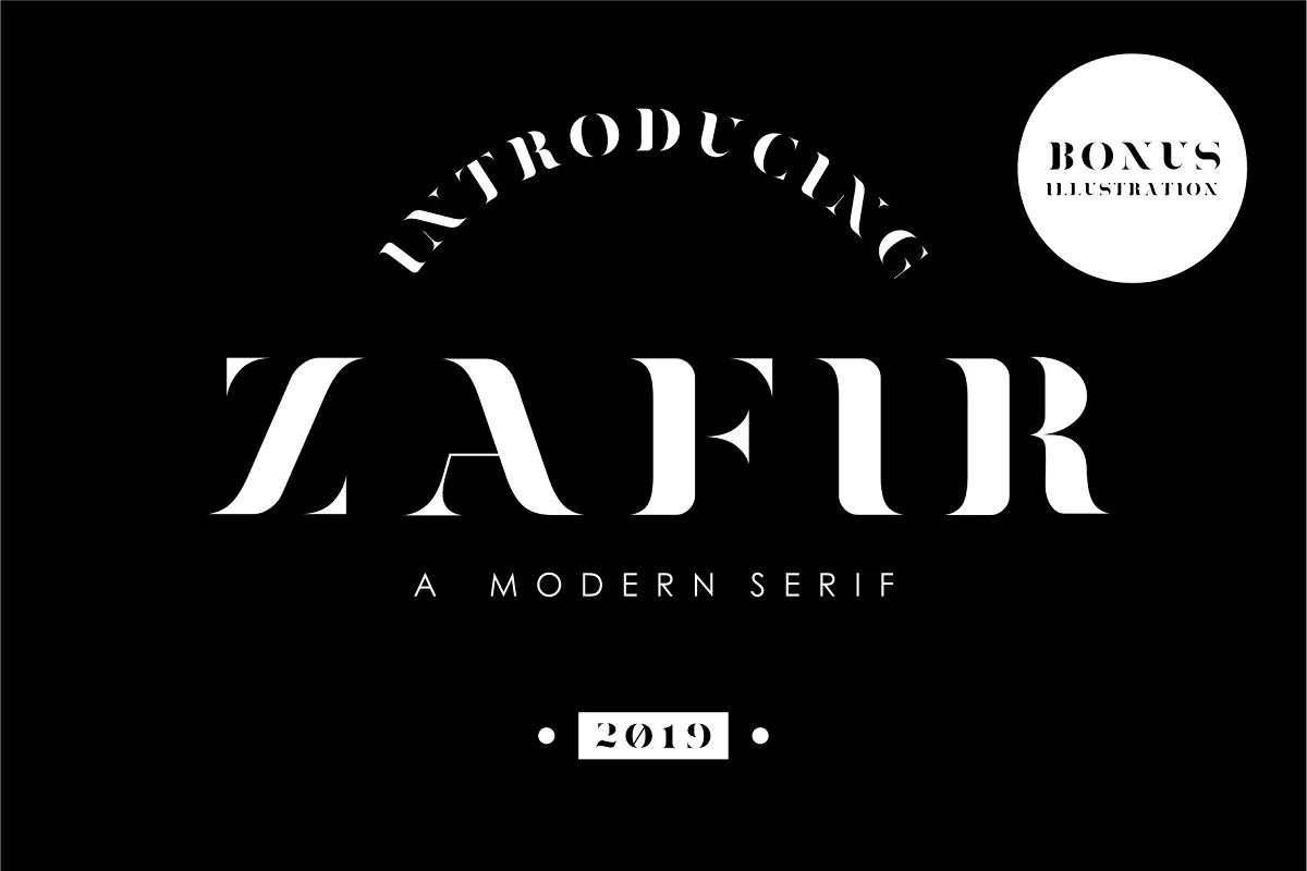 Zafir Serif Font