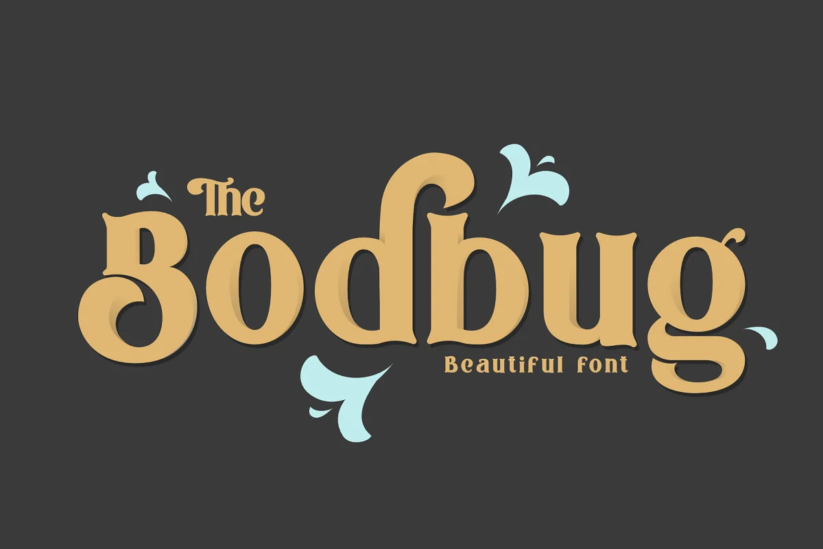 The Bodbug Typeface Font