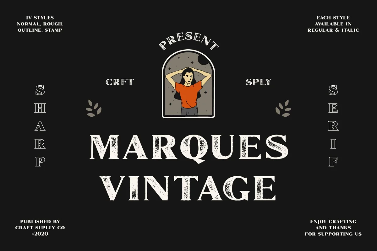 Marques Vintage Font