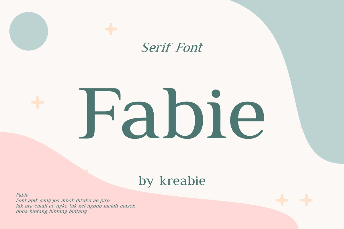 Fabie Serif Font